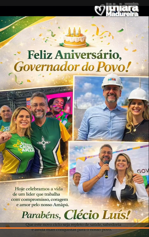 08 de Abril, aniversário do nosso governador @clecioluis_ !